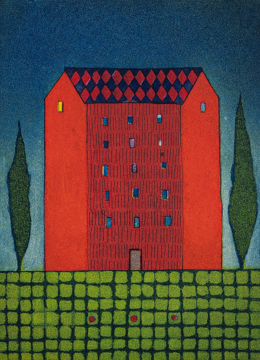 A Palace_Vaida Varnagiene_Intaglio etching_10x13 cm